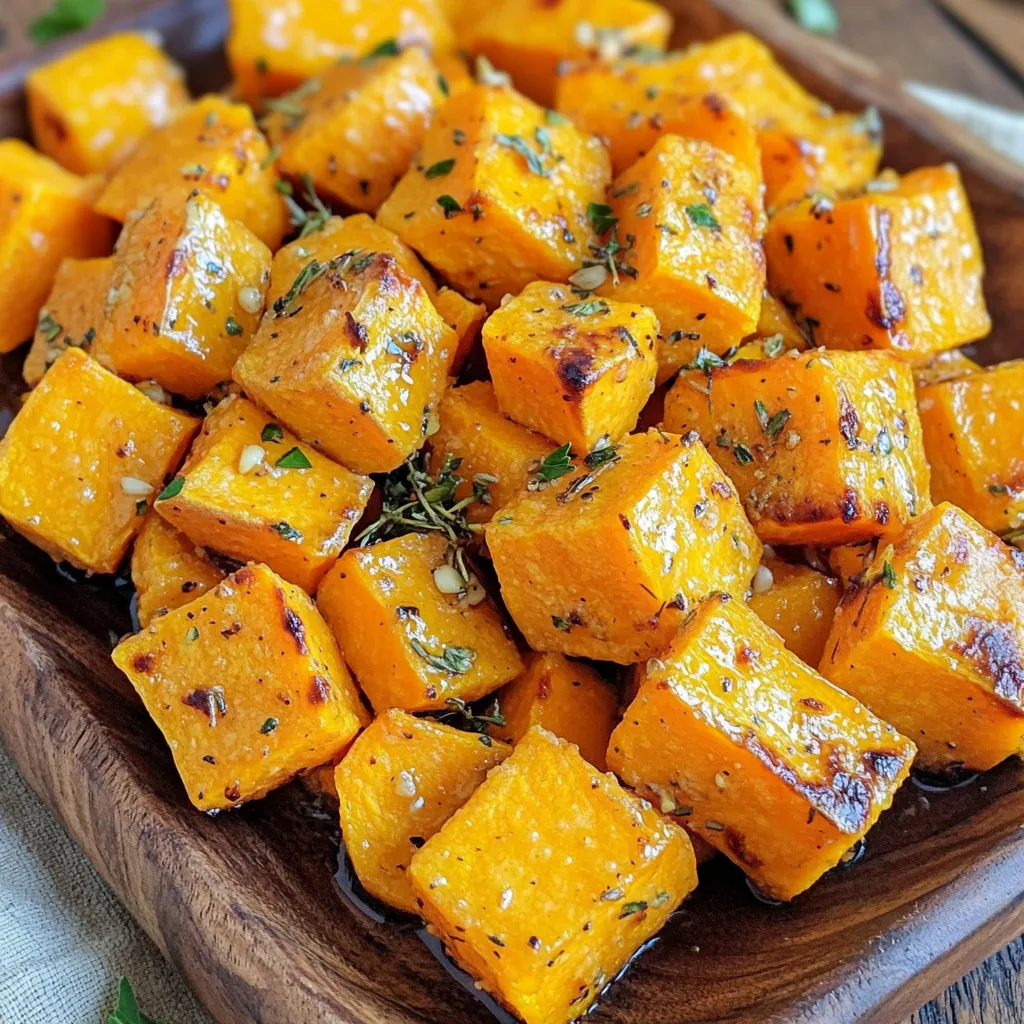 Garlic Herb Roasted Sweet Potatoes Flavorful Side Dish
