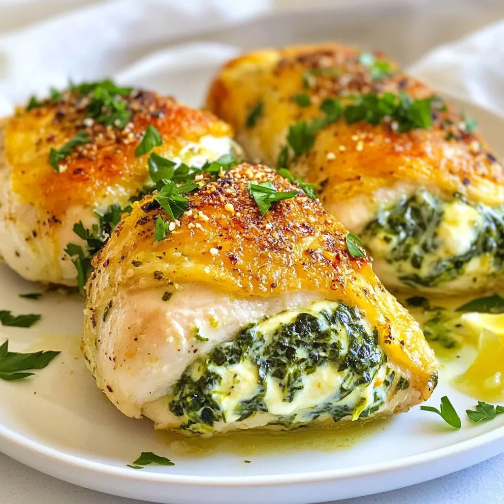 Spinach Stuffed Chicken Breast Flavorful and Easy Dish