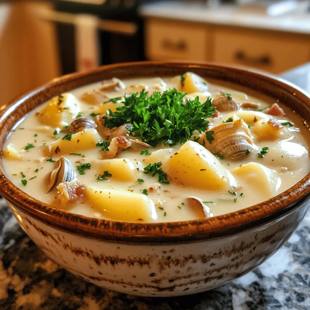 Classic Clam Chowder Savory and Comforting Recipe