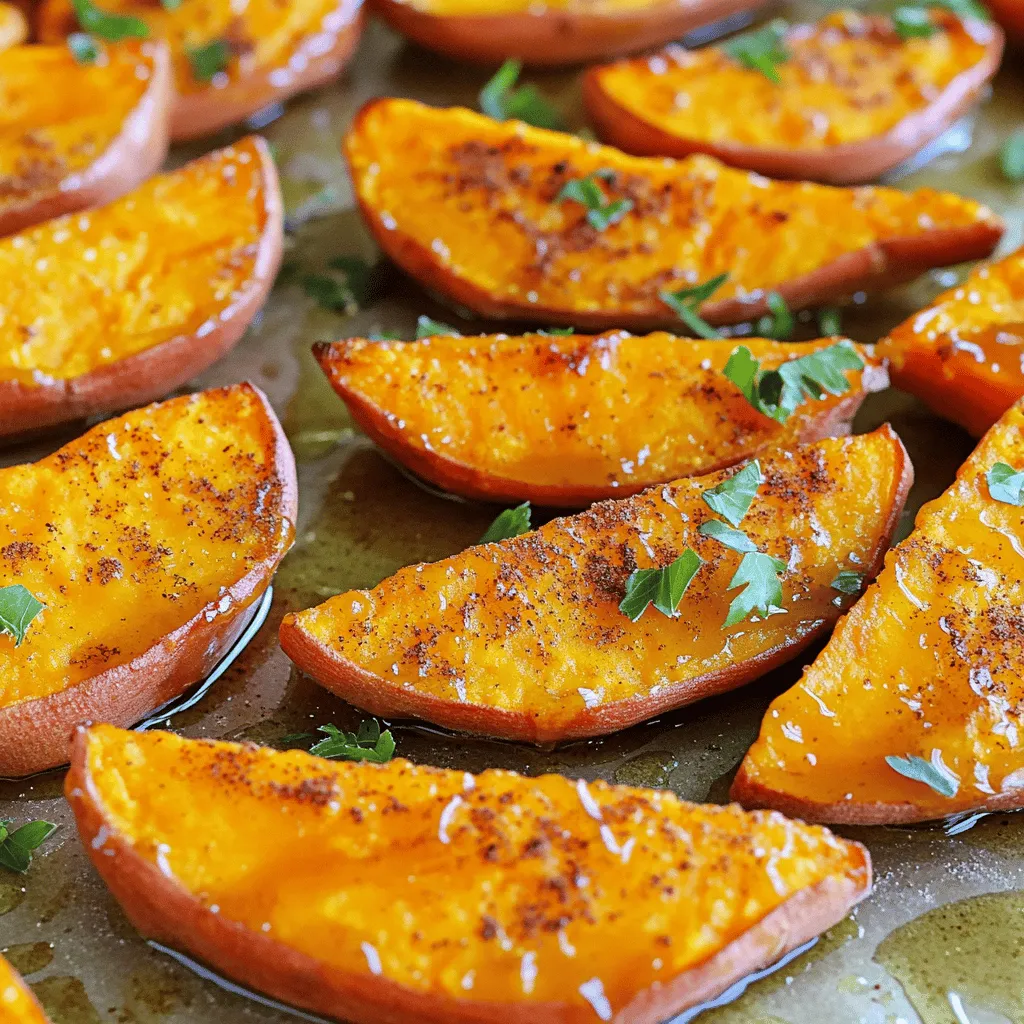 Roasted Sweet Potato Wedges Crispy and Flavorful Delight