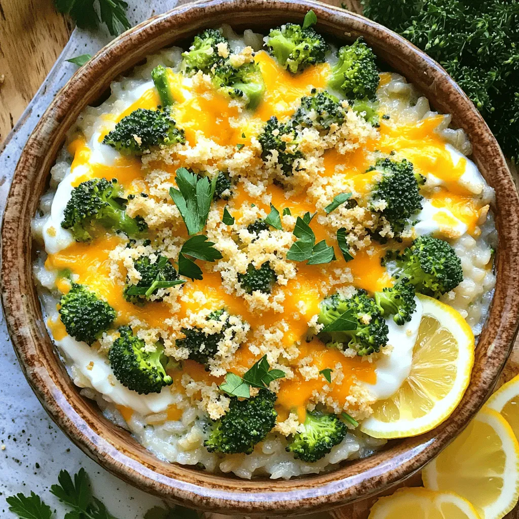 Cheesy Broccoli Rice Casserole Flavorful Comfort Food