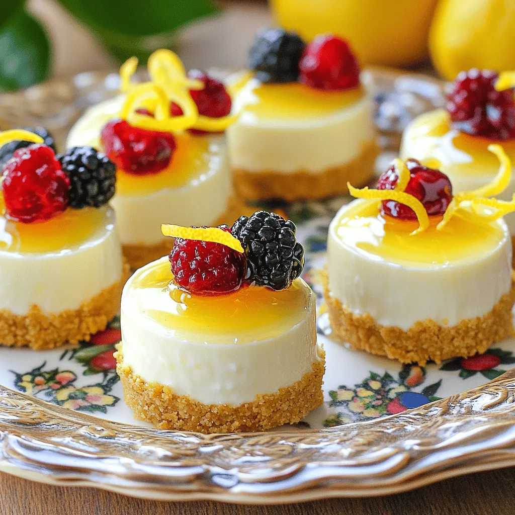 No-Bake Lemon Cheesecake Bites Easy and Delicious Treat