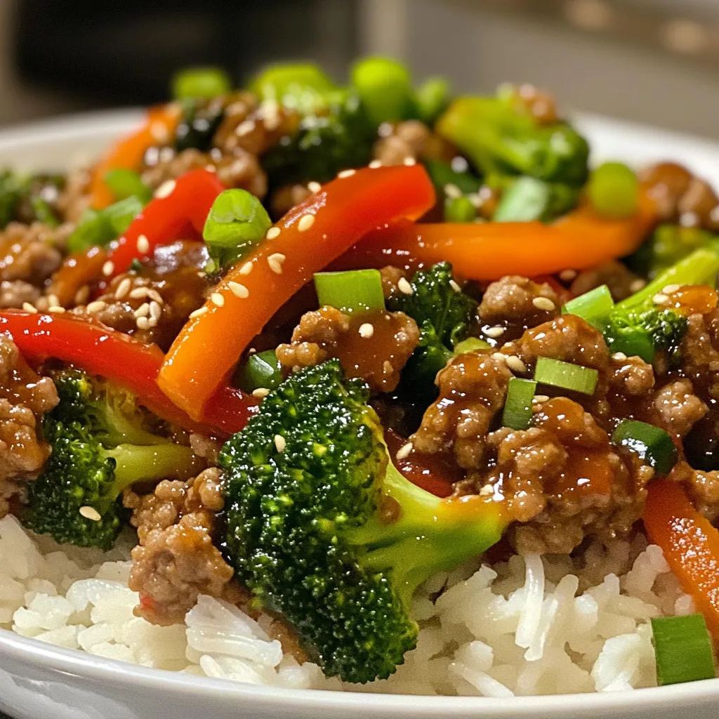 Ground Turkey Stir Fry Quick and Tasty Recipe