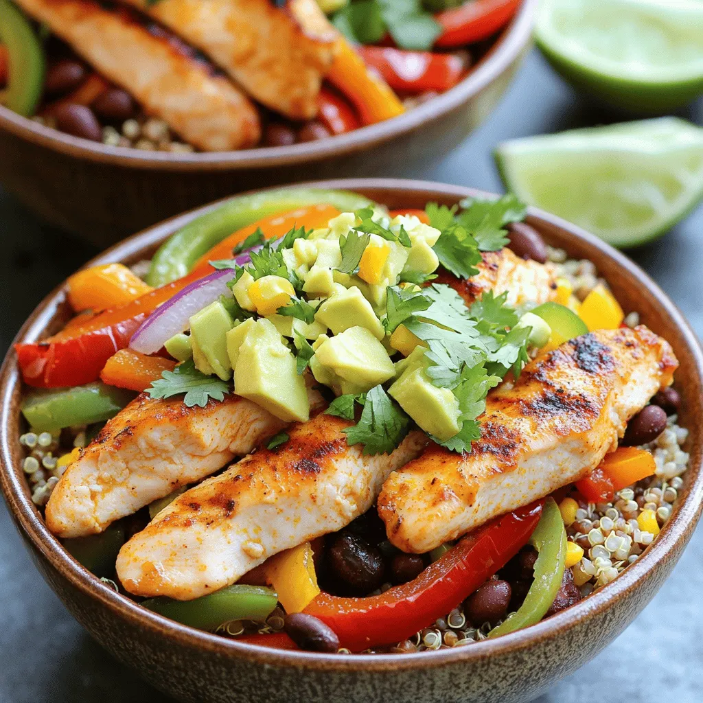 Easy Chicken Fajita Bowls Flavorful and Simple Meal