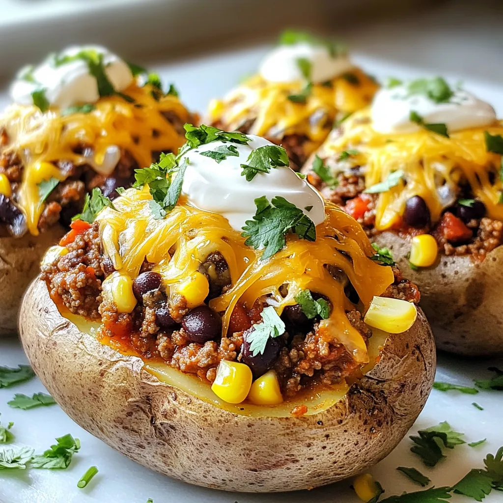 Cheesy Taco Potatoes Flavorful and Easy Dinner Recipe
