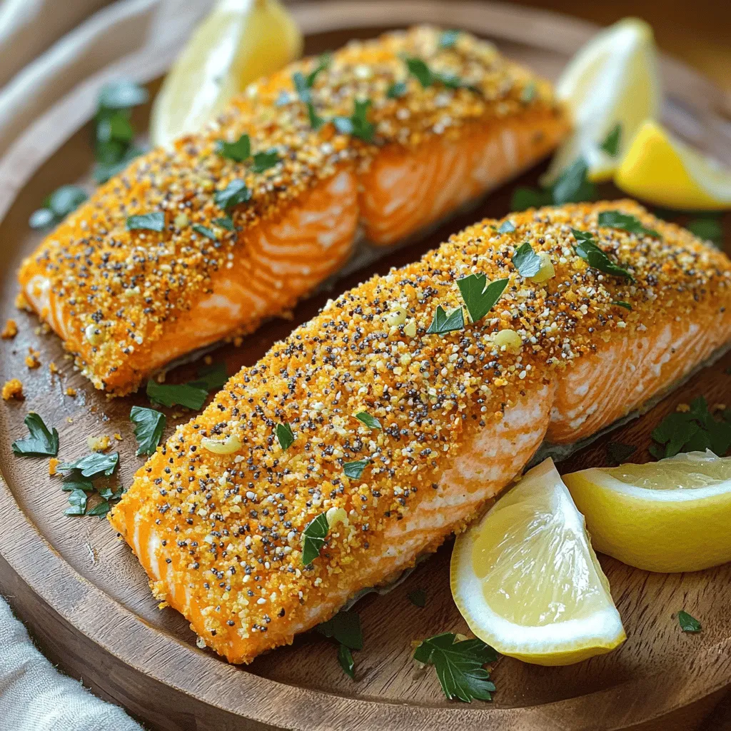 Everything Bagel Crusted Salmon Flavorful Easy Recipe