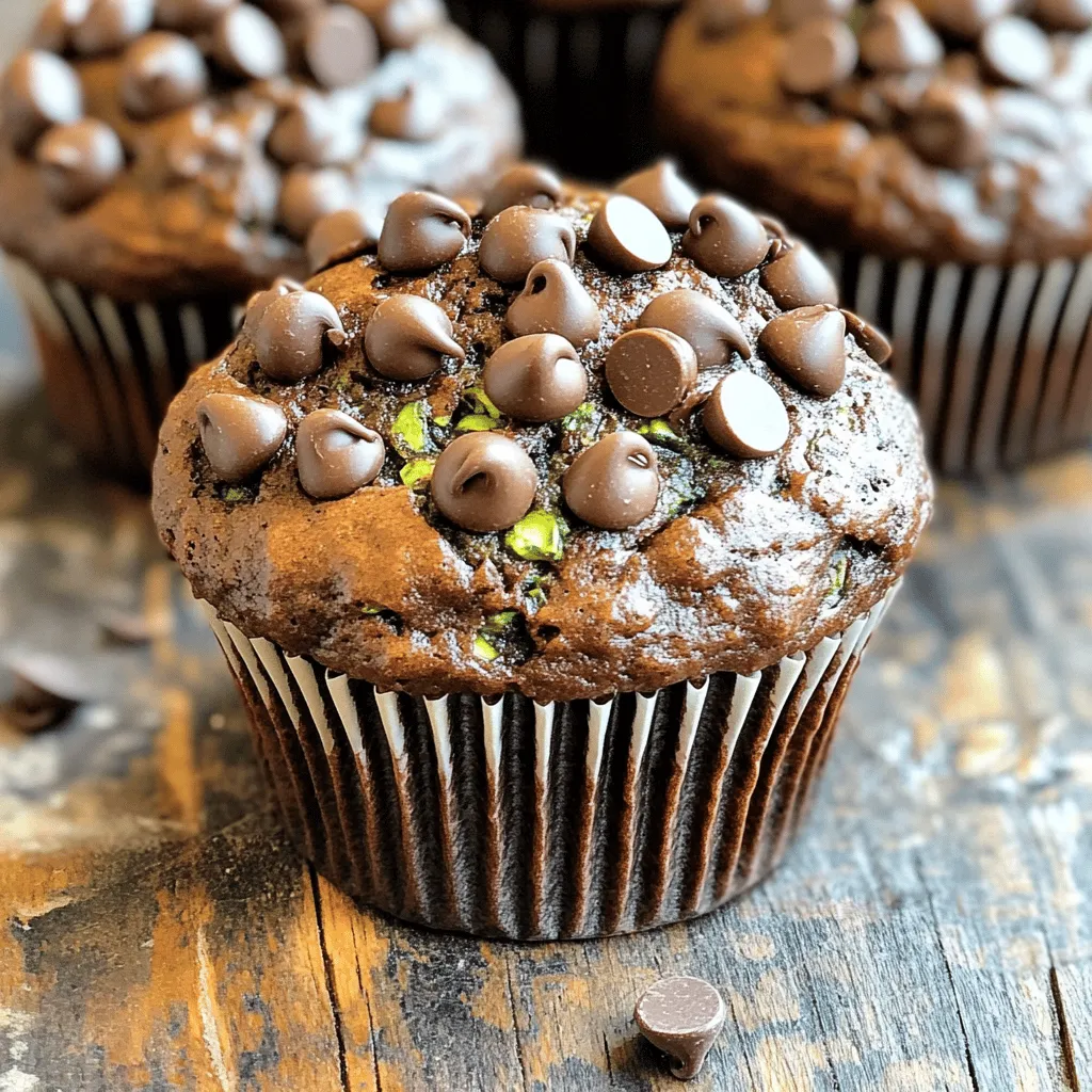 Chocolate Zucchini Muffins Moist and Flavorful Recipe