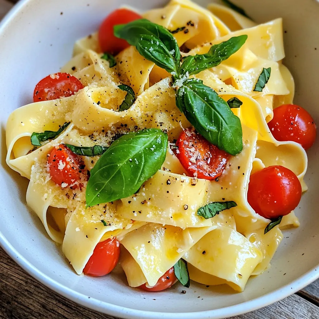 Spicy Creamy Pappardelle Flavorful Pasta Dish