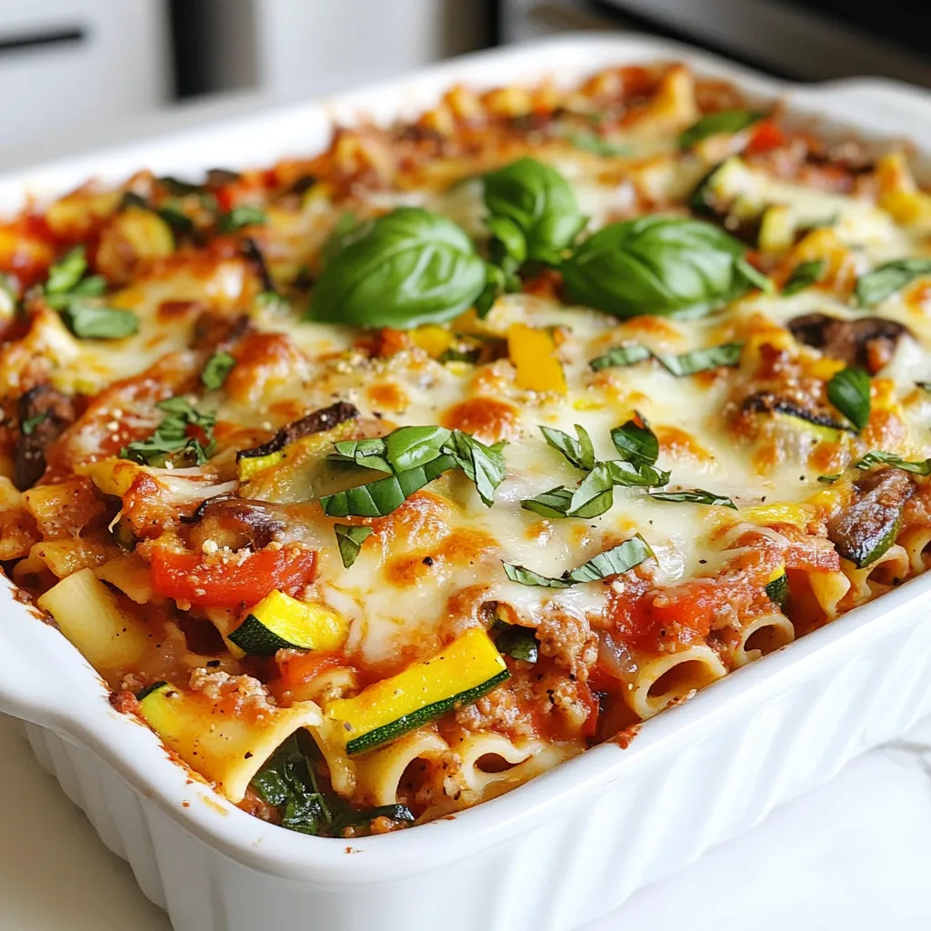 Baked Ziti with Vegetables Easy and Flavorful Recipe