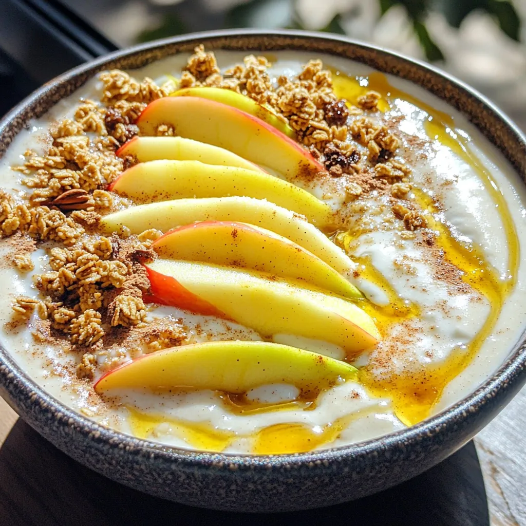 Apple Pie Smoothie Bowl Flavorful and Healthy Delight