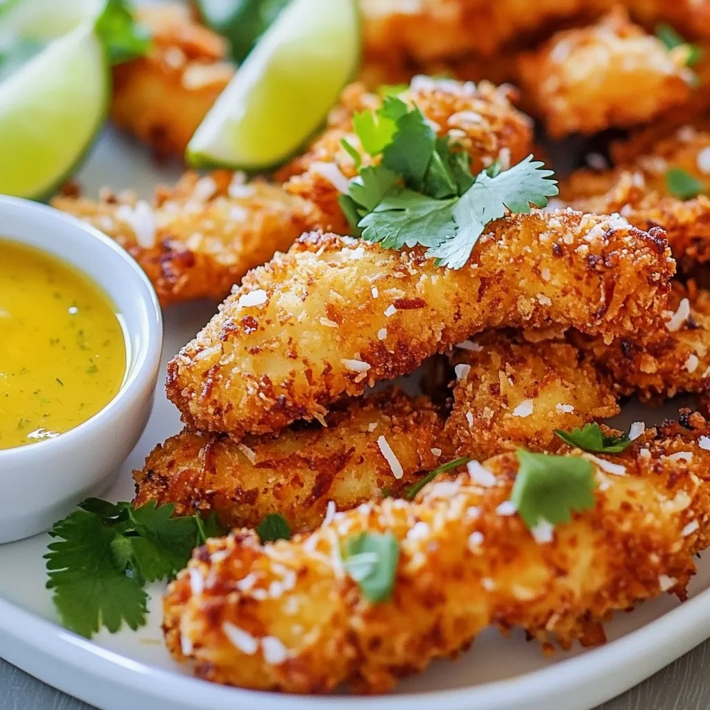 Crispy Coconut Chicken Strips Easy and Flavorful Recipe