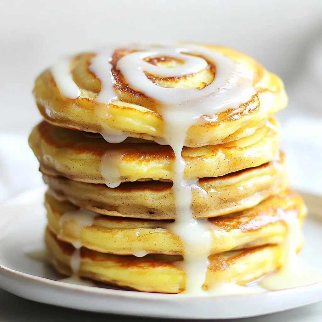 Cinnamon Roll Pancakes Irresistible Breakfast Treat