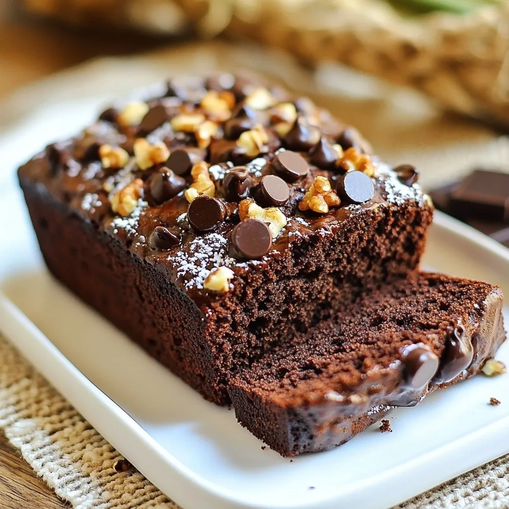 Decadent Double Chocolate Zucchini Bread Recipe