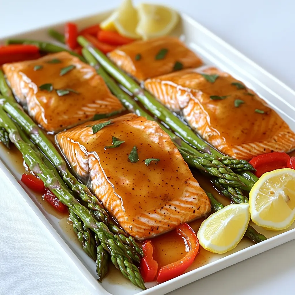 Sheet Pan Maple Dijon Salmon Tasty and Easy Recipe