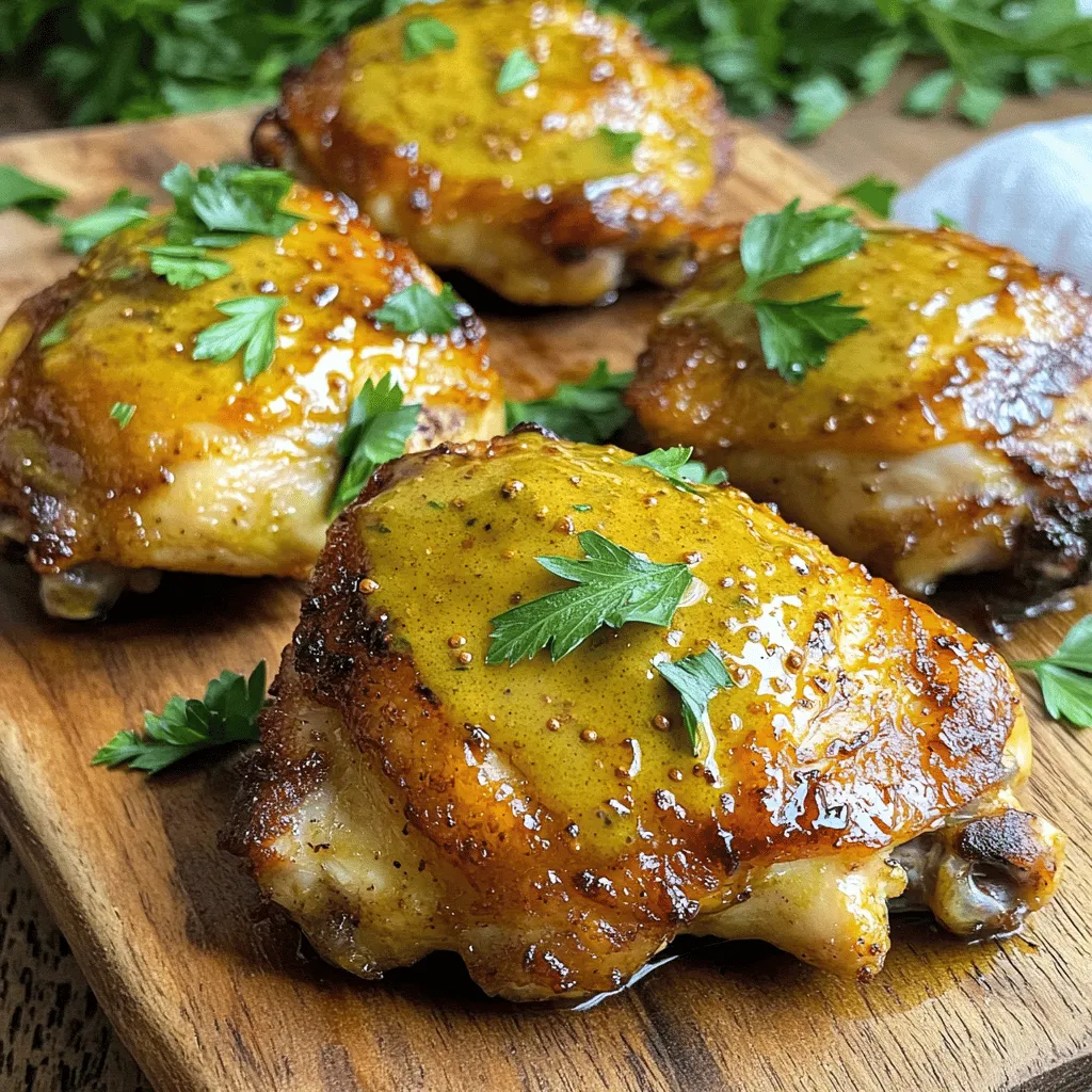 Air Fryer Honey Dijon Chicken Thighs Flavor Boost