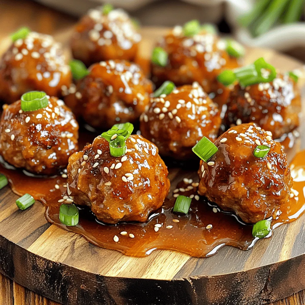 Honey Garlic Meatballs Tasty and Easy Recipe Guide