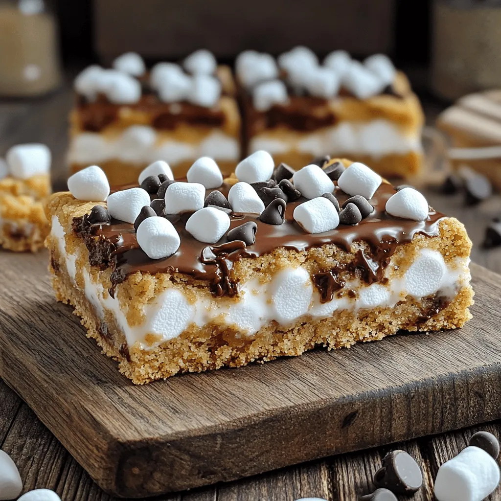 S’mores Cookie Bars Irresistible Sweet Treats Recipe