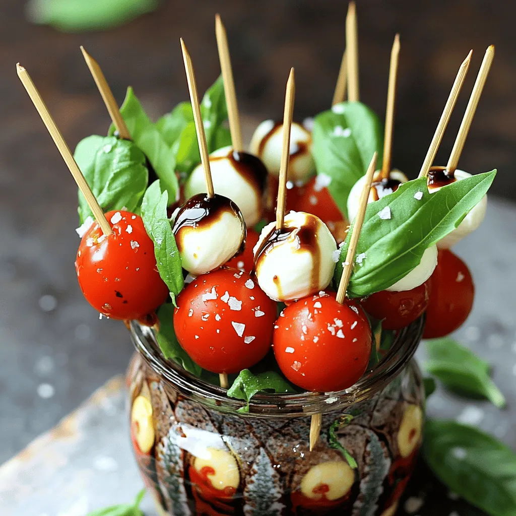 Classic Caprese Skewers Fresh and Flavorful Treats