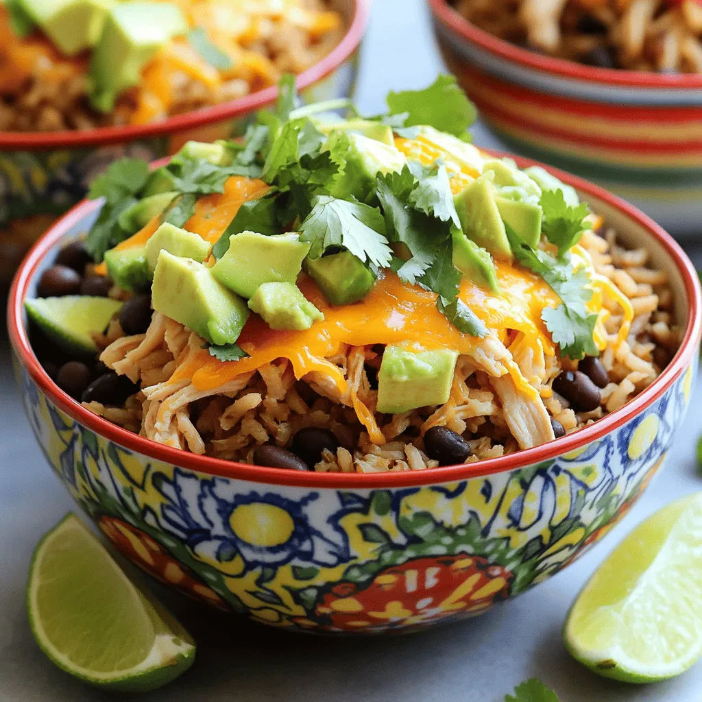 Instant Pot Chicken Burrito Bowls Simple and Tasty