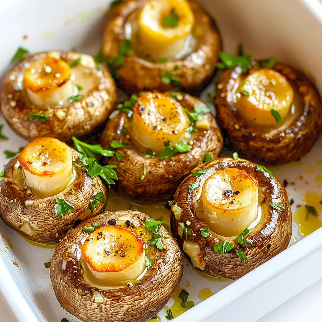 Air Fryer Garlic Mushrooms Easy and Flavorful Snack