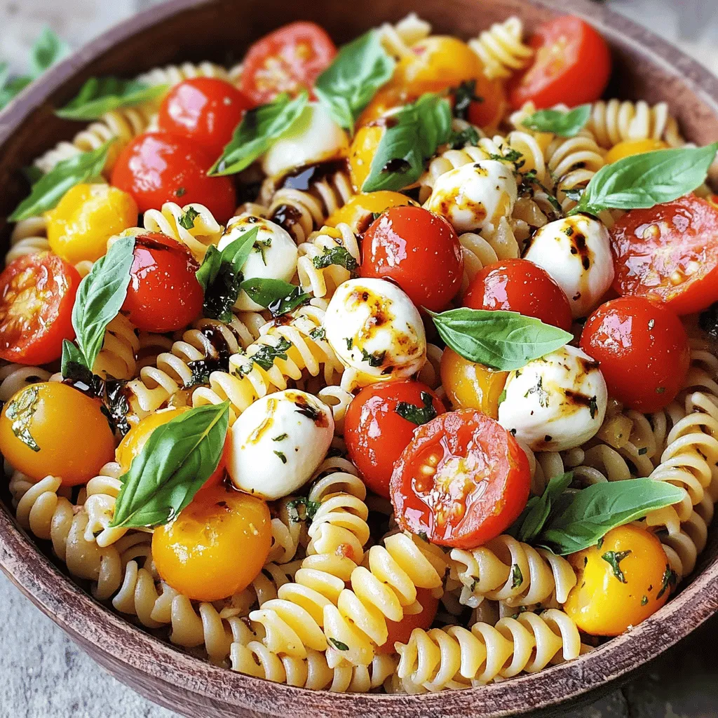 Caprese Pasta Salad Fresh and Flavorful Delight