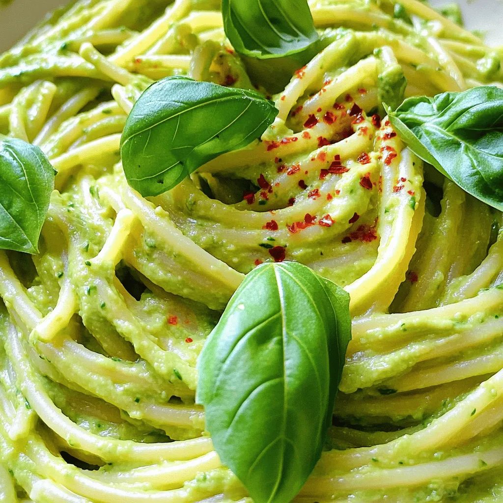 Creamy Avocado Pasta Tasty and Simple Delight