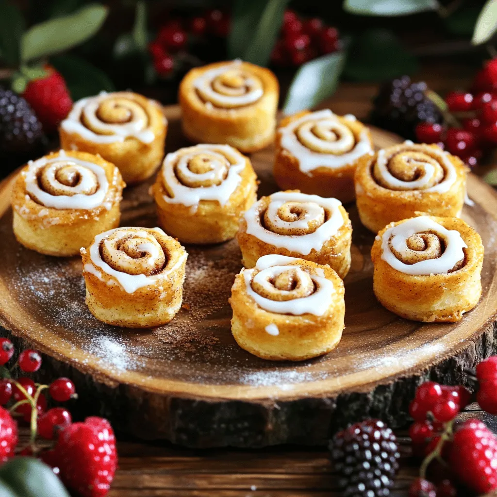 Mini Cinnamon Roll Bites Tasty and Easy Snack Treat