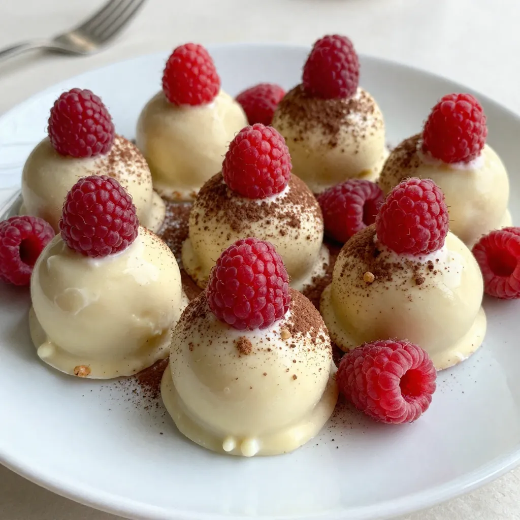 Raspberry White Chocolate Truffles Easy No-Bake Treat