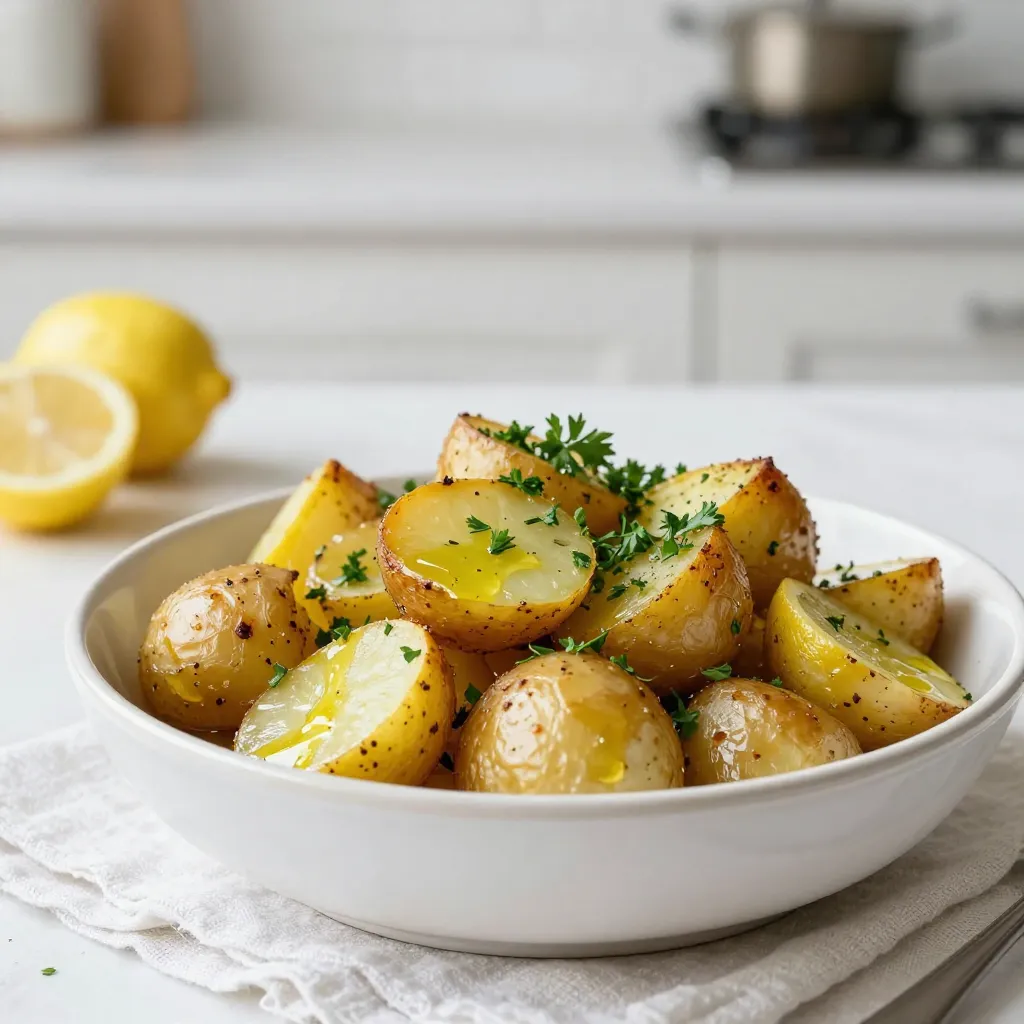 Greek Lemon Potatoes Savory and Simple Delight