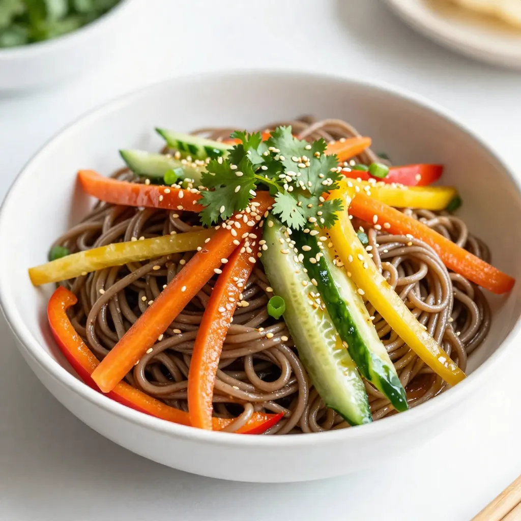 Sesame Ginger Noodle Salad Fresh and Flavorful Dish