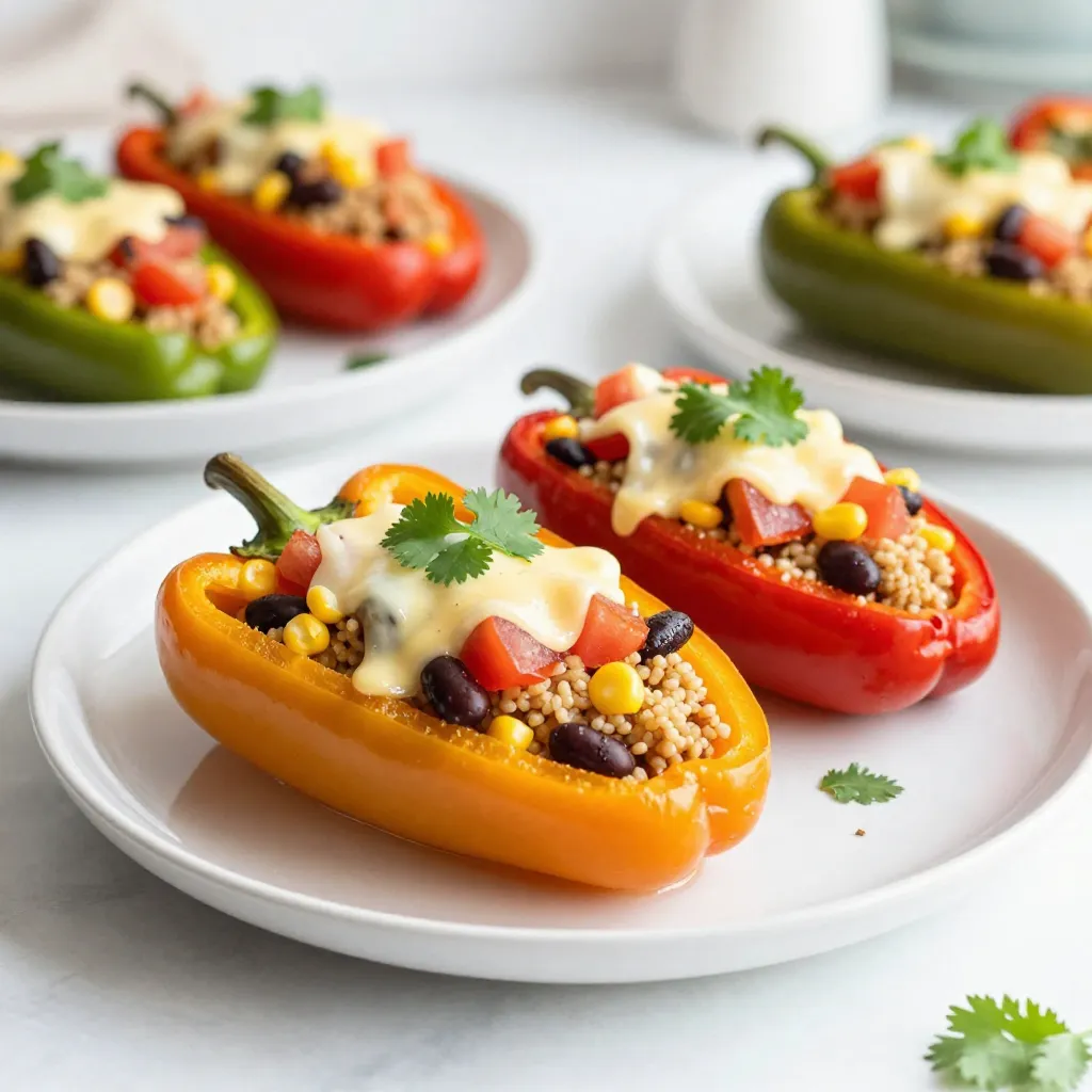 Mexican Quinoa Stuffed Peppers Flavorful Easy Meal