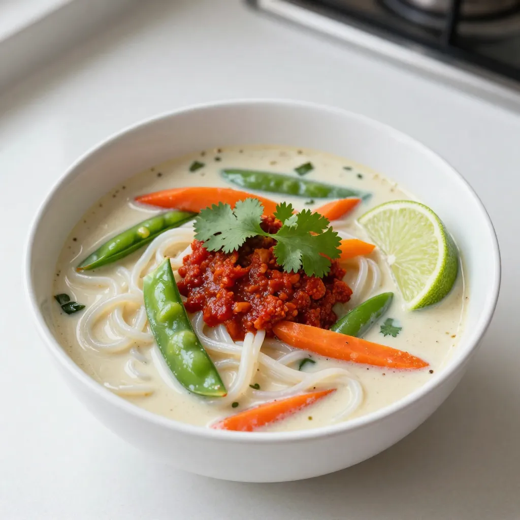 Coconut Curry Noodle Soup Flavorful and Nourishing Meal