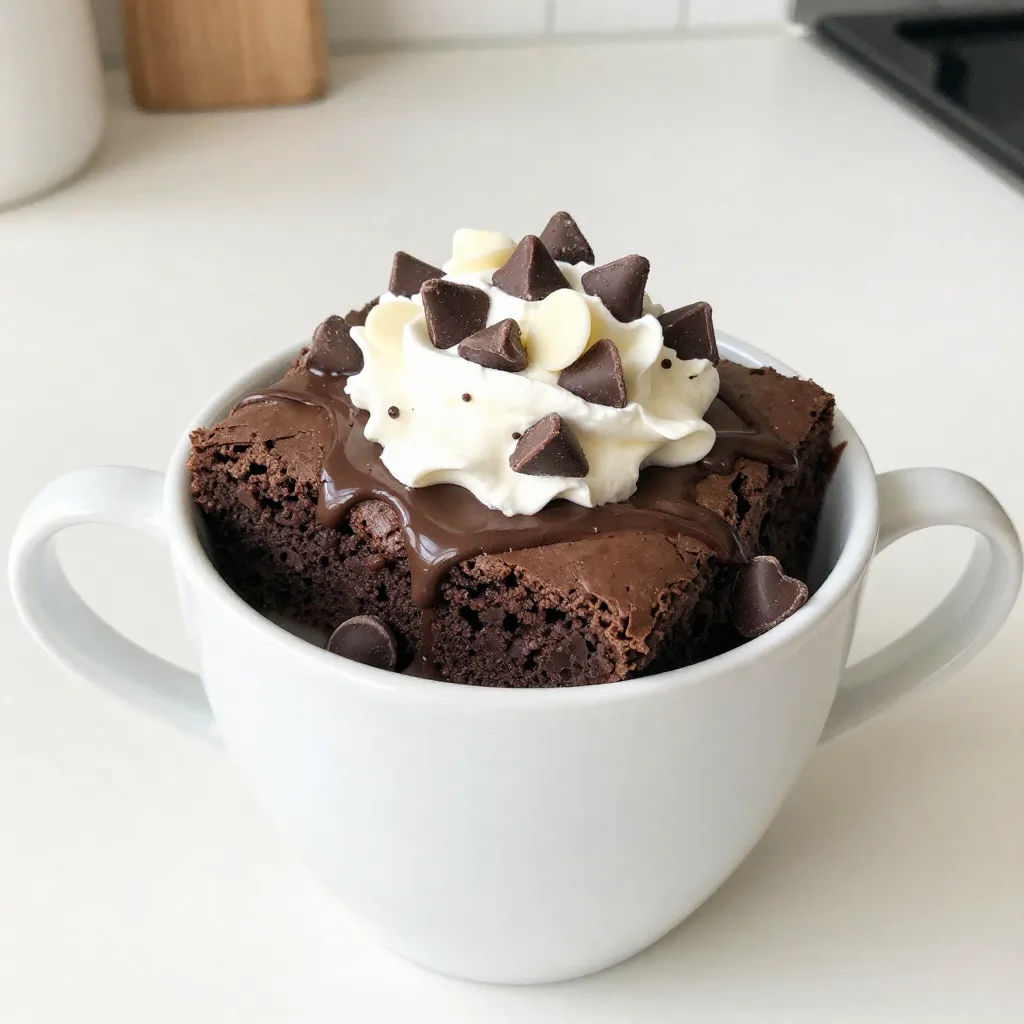 Triple Chocolate Mug Brownie Delight in Minutes