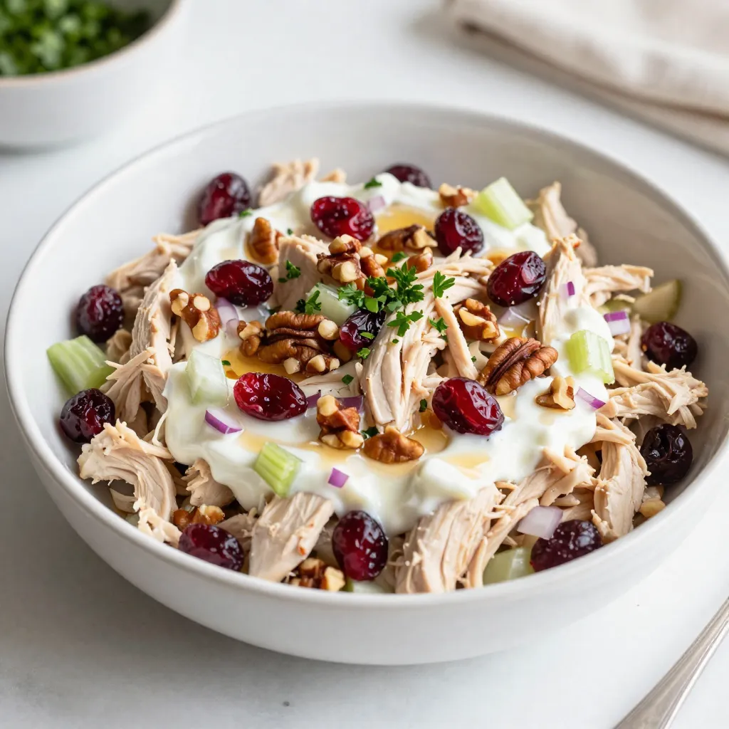 Cranberry Pecan Chicken Salad Fresh and Tasty Recipe