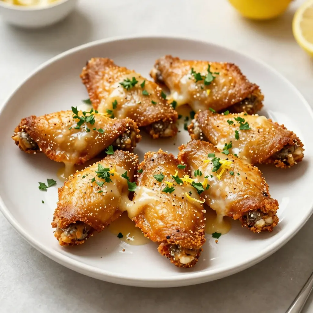 Air Fryer Garlic Parmesan Wings Crispy and Flavorful