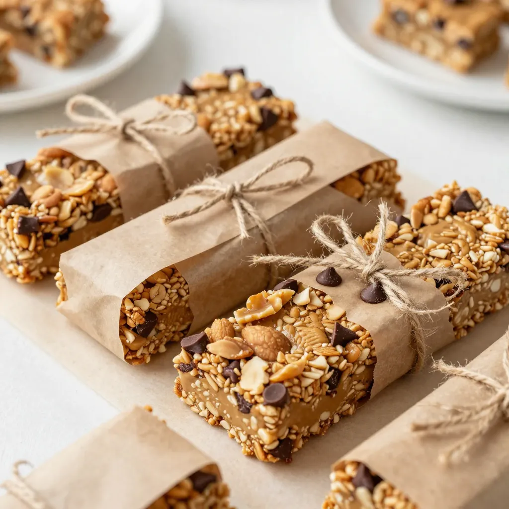 Peanut Butter Granola Bars Healthy and Easy Recipe