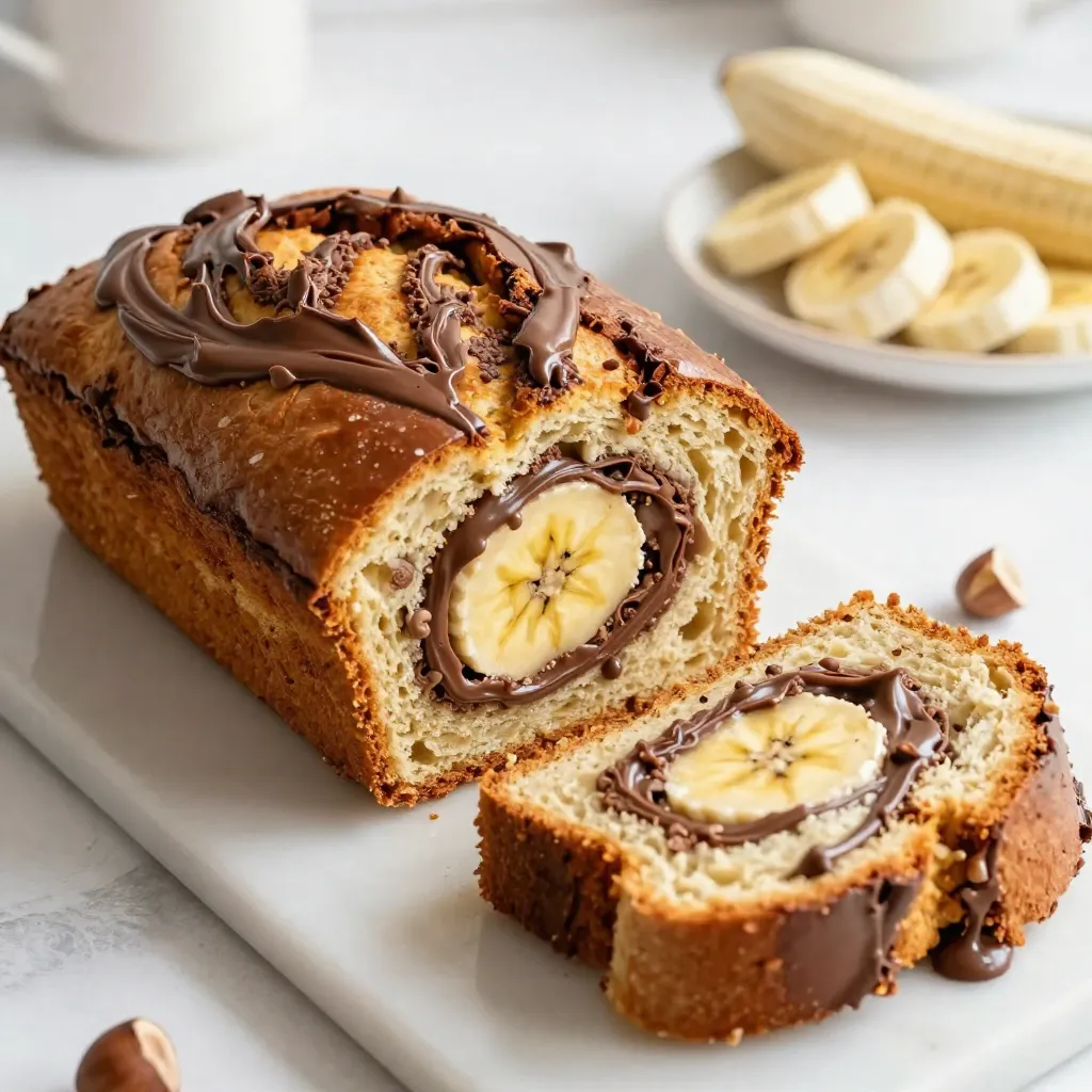 Banana Nutella Swirl Bread Irresistible and Simple Recipe