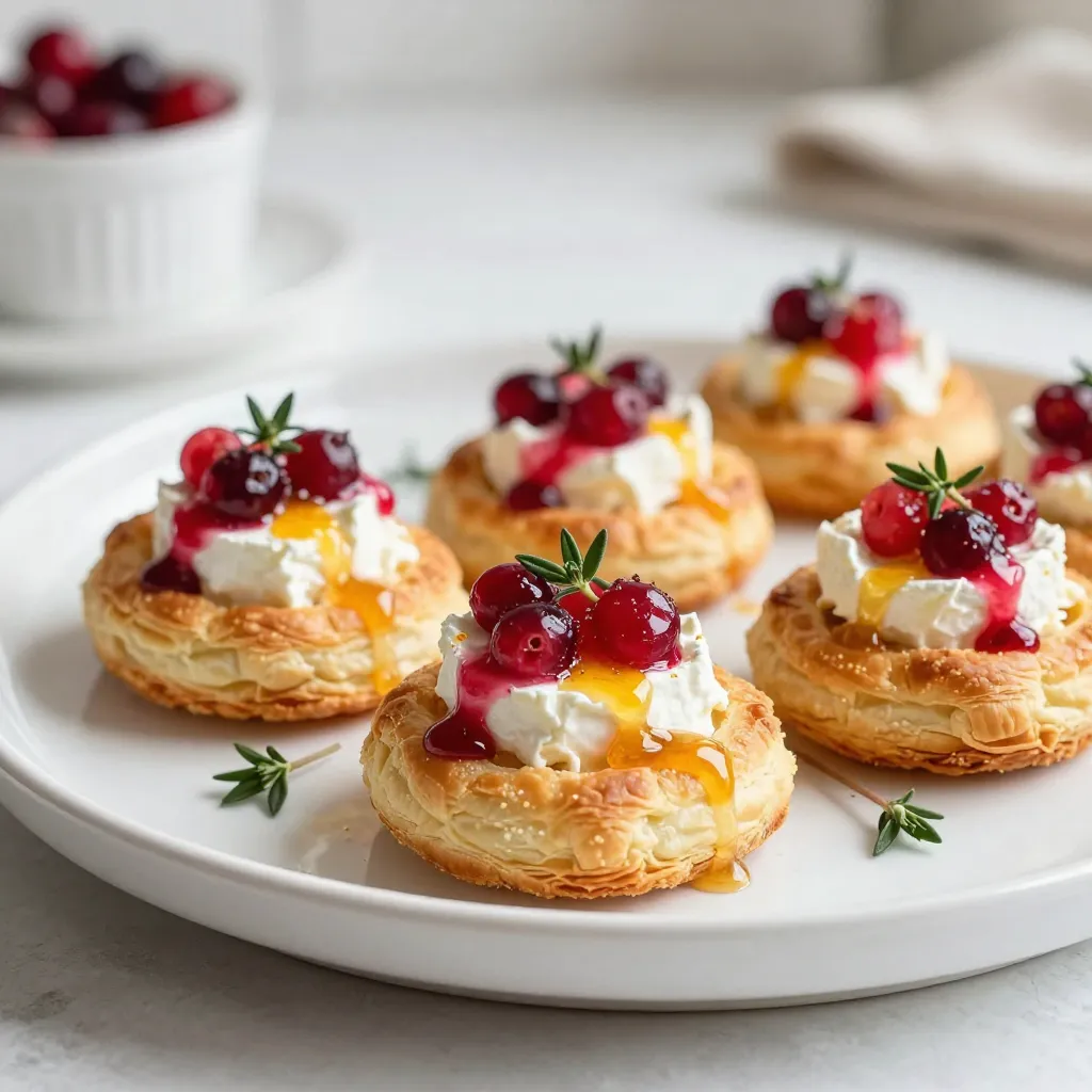 Cranberry Orange Brie Bites Tasty Holiday Treat
