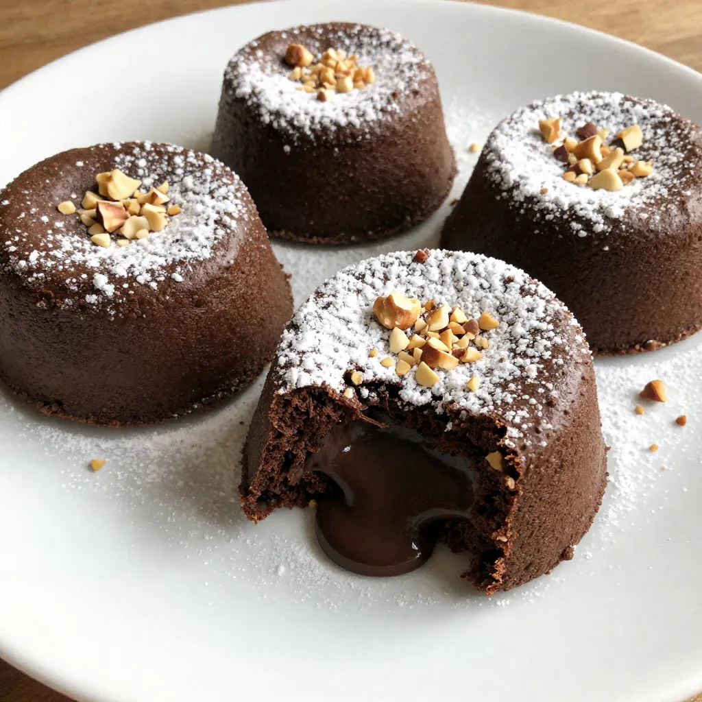 Chocolate Hazelnut Lava Cakes Irresistible Dessert Recipe