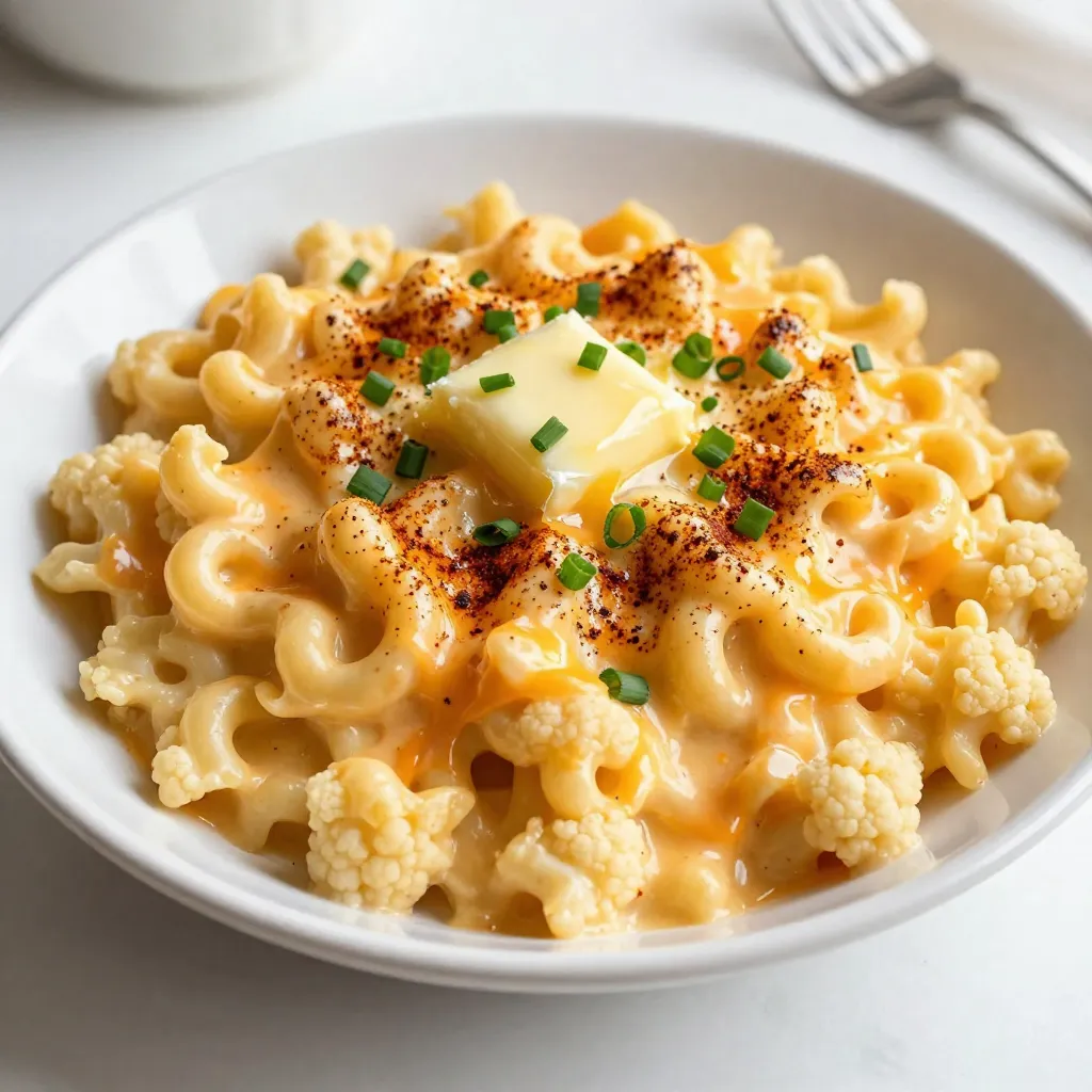 Keto Cauliflower Mac and Cheese Creamy Comfort Meal