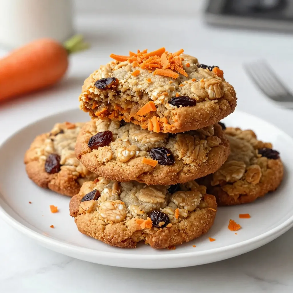 Carrot Cake Oatmeal Cookies Delicious and Chewy Treat