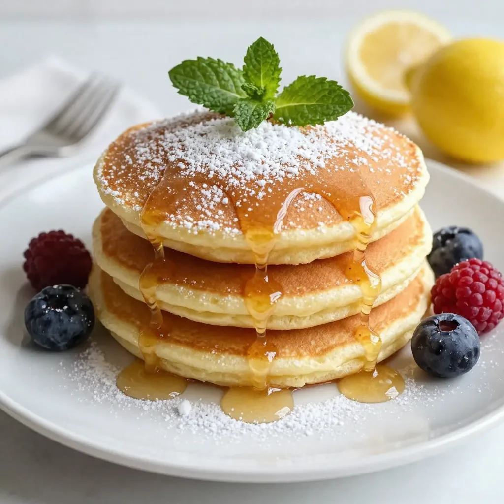 Lemon Ricotta Pancakes Fluffy and Flavorful Delight