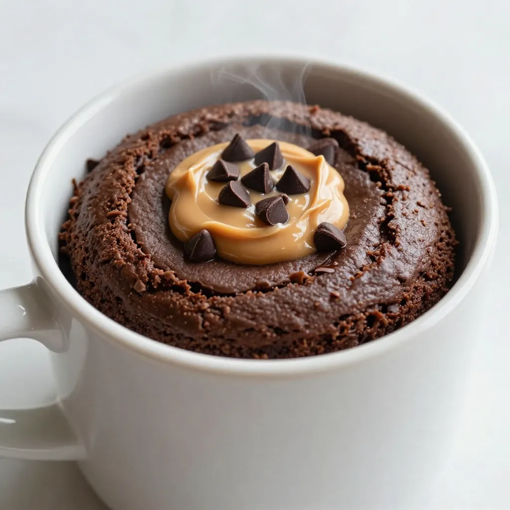 Chocolate Peanut Butter Mug Cake Delightful and Easy