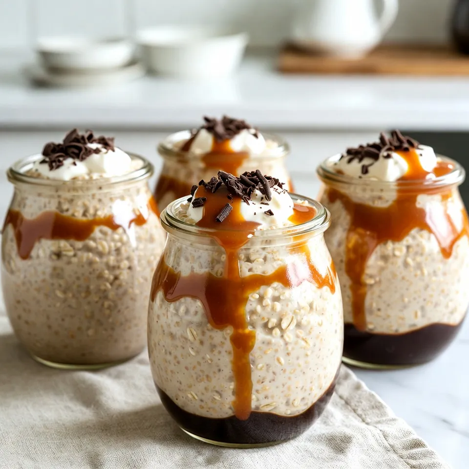 Caramel Macchiato Overnight Oats Easy Breakfast Delight