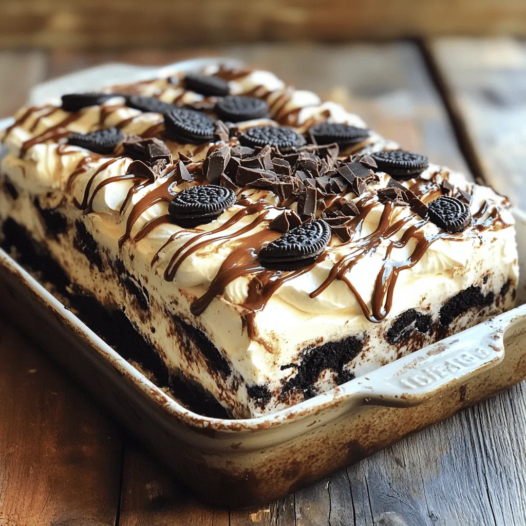 Mocha Oreo Icebox Cake Delightful No-Bake Treat