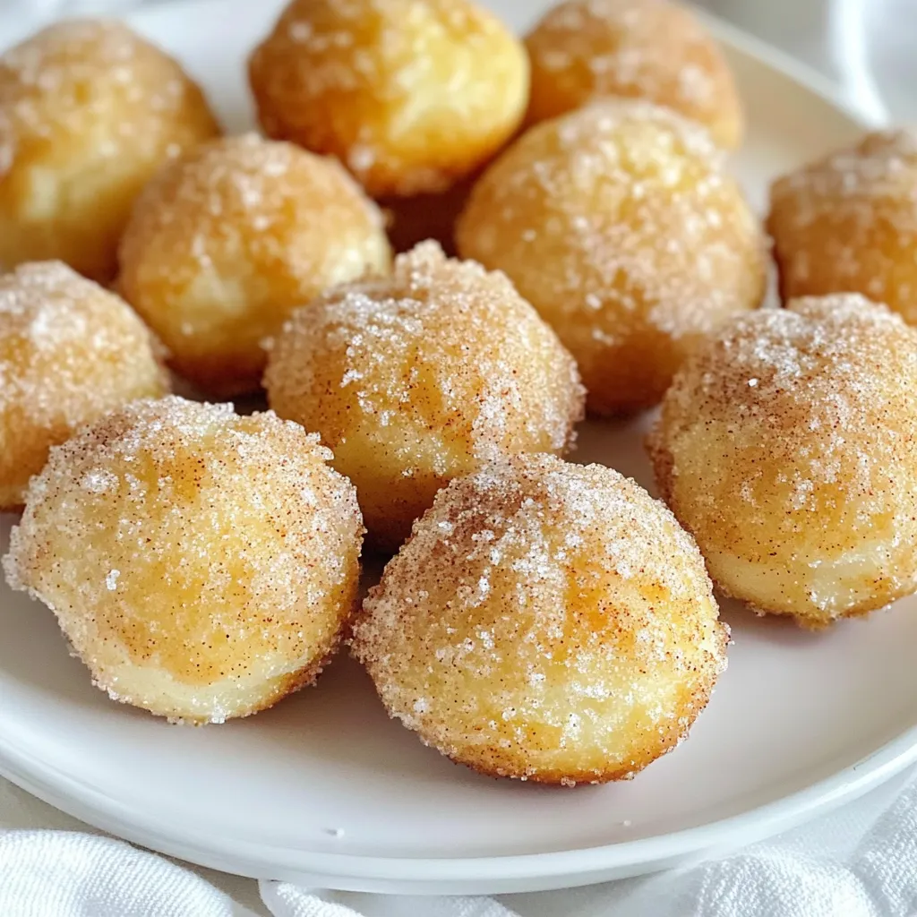 Churro Donut Holes Delightful and Easy to Make