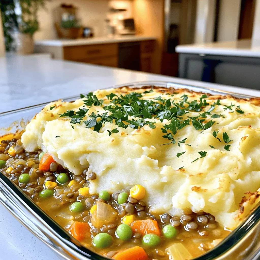 Vegan Lentil Shepherd’s Pie Comforting and Hearty Dish