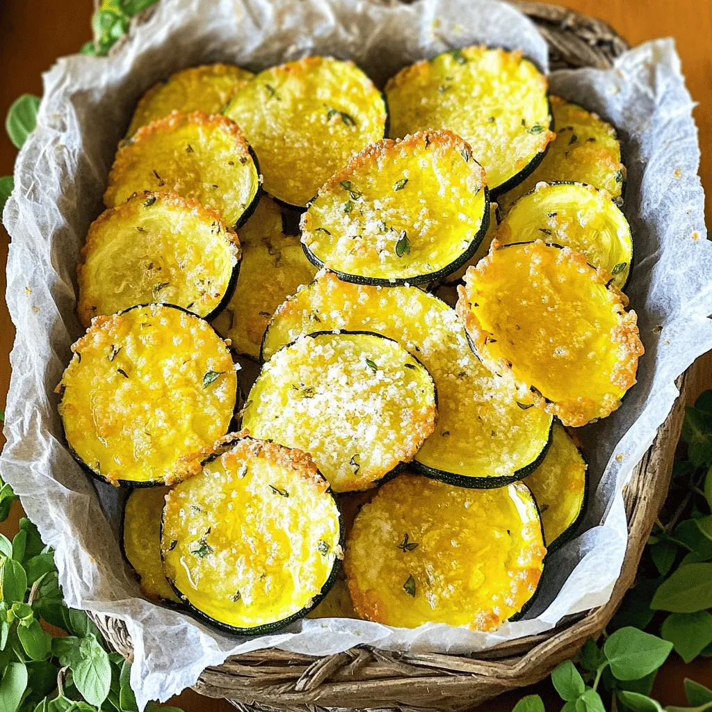 Garlic Parmesan Zucchini Chips Crispy and Savory Snack