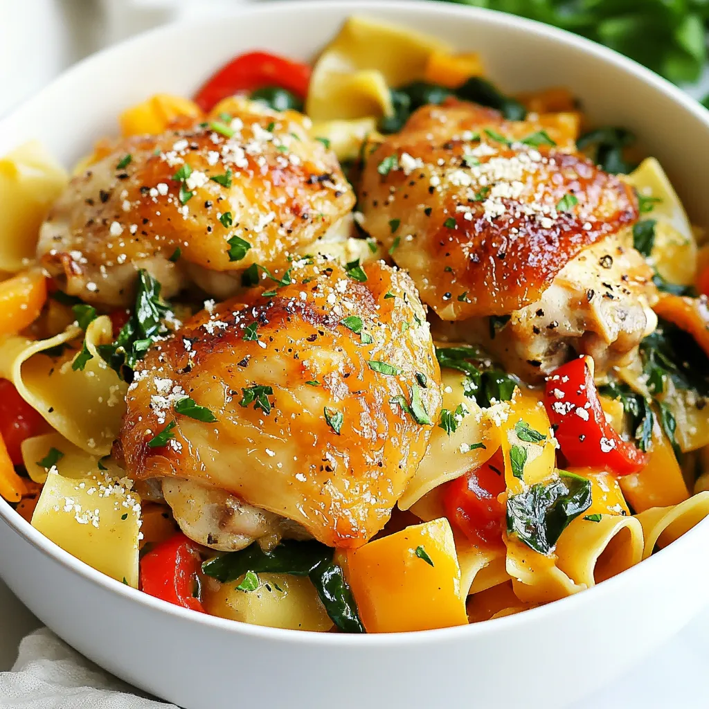 One-Pan Chicken with Buttered Noodles Simple Delight