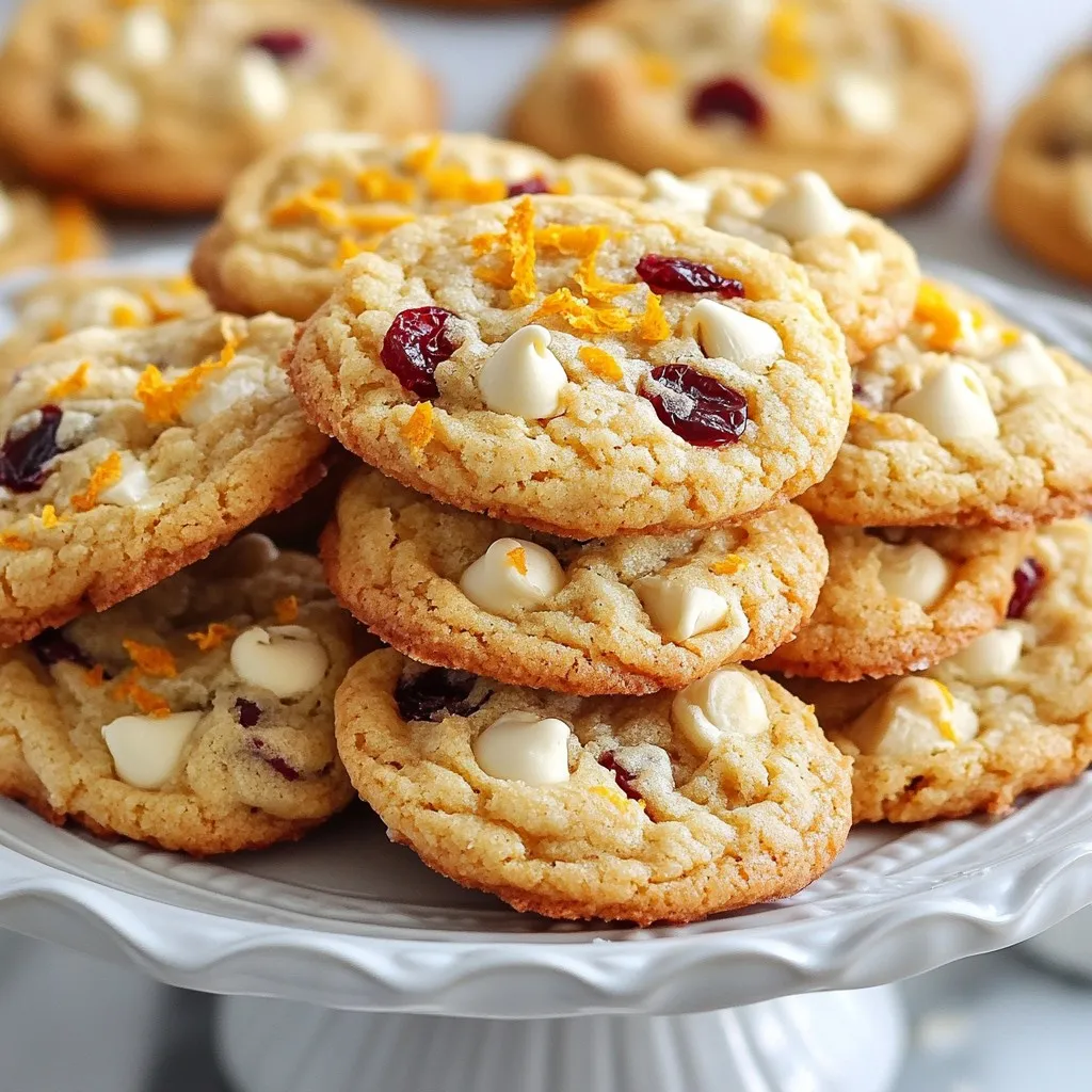 White Chocolate Cranberry Cookies Simple and Delicious
